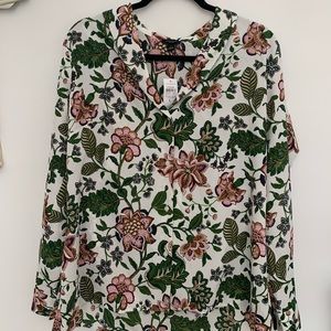 Ann Taylor Floral Blouse (New w/ Tags)